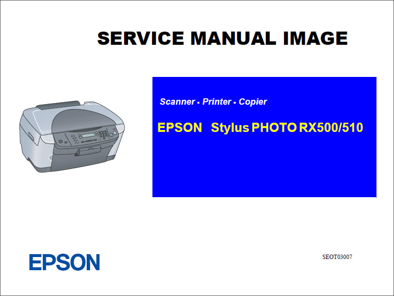 EPSON RX500_510 Service Manual-1